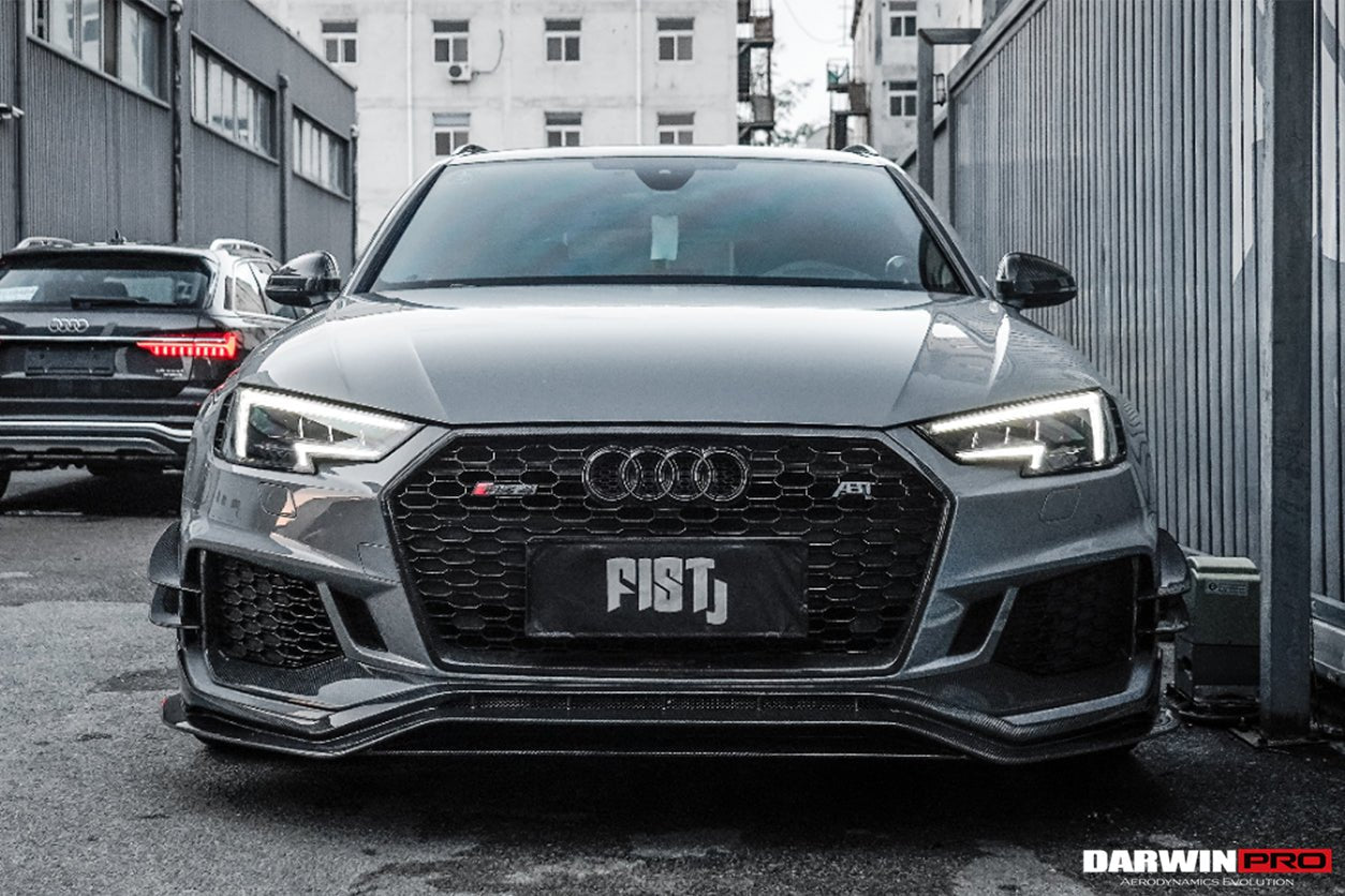 2017 - 2019 Audi RS4 B9 BKSS Style Front Lip